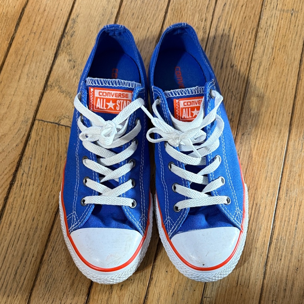 Converse All Star Royal Blue Sneakers Youth Juniors sz 6 women’s 7.5